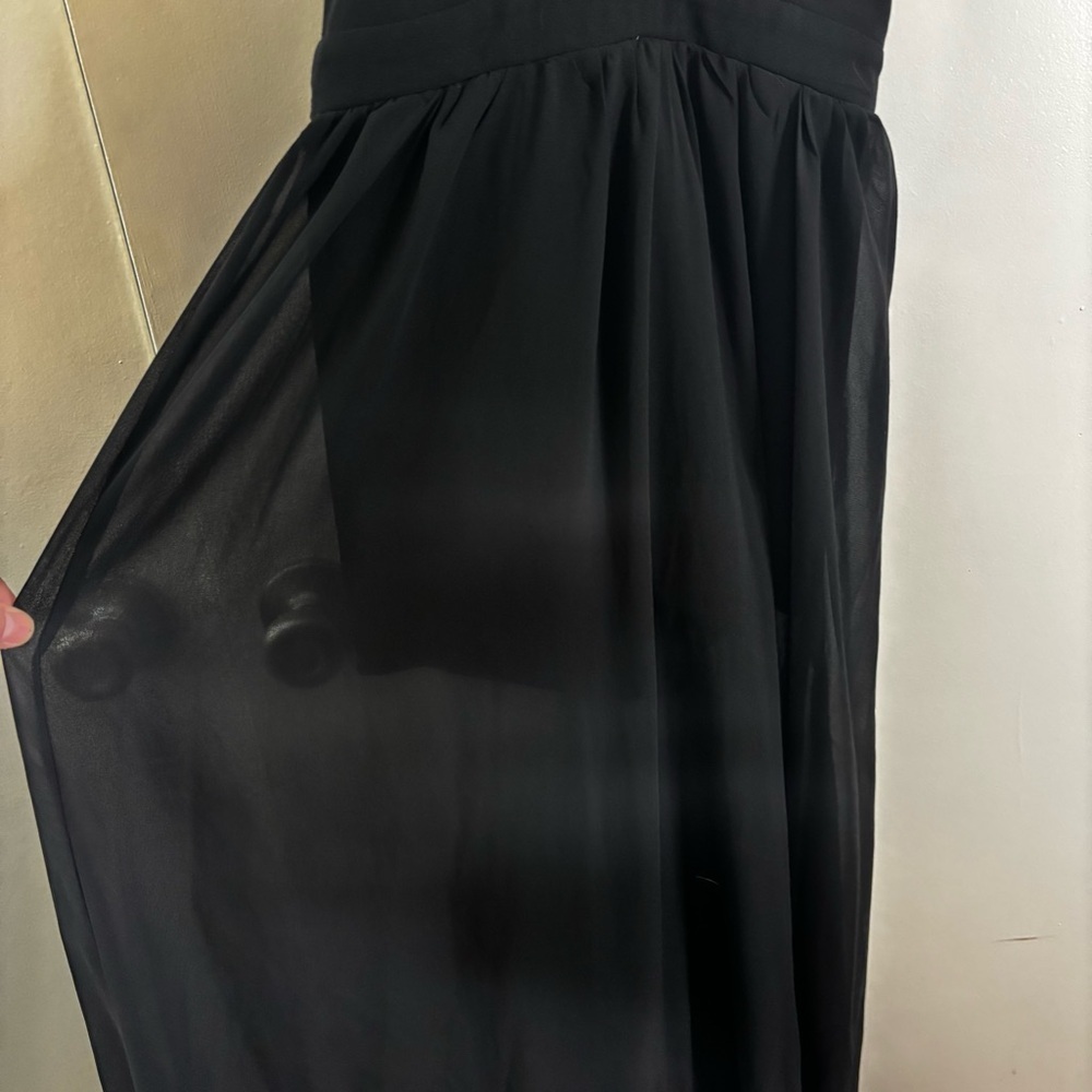 Tobi Black Sleeveless Strappy Back Halter Maxi Dress Size XS - Picture 4 of 14